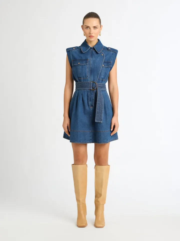 Woman SHEIKE Adina Denim Mini Dress