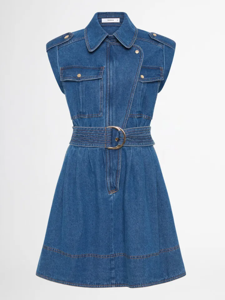 Woman SHEIKE Adina Denim Mini Dress