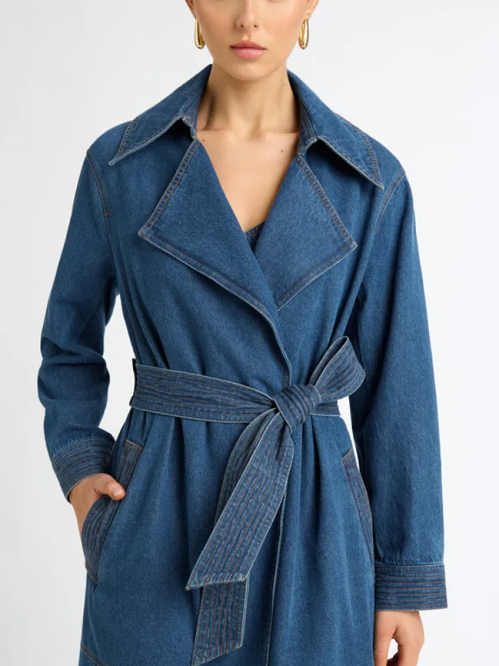 Woman SHEIKE Adina Denim Trench