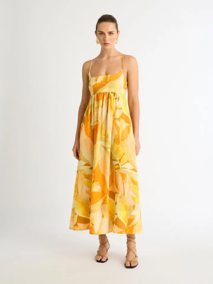 Woman SHEIKE Amber Leaves Maxi Dress