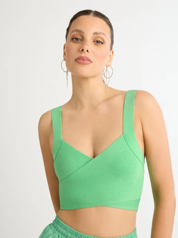 Woman SHEIKE Emma Crop Knit Top