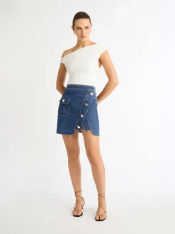 Woman SHEIKE Heart Republic Denim Skirt