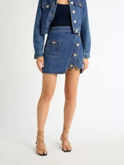Woman SHEIKE Heart Republic Denim Skirt