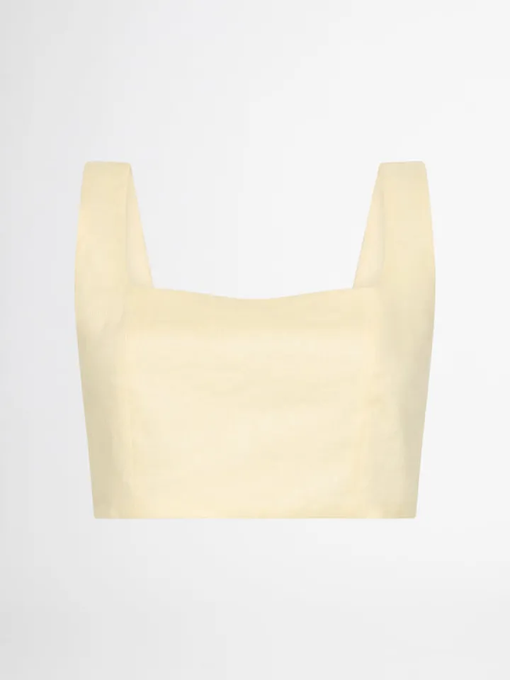 Woman SHEIKE Lexi Linen Crop Top
