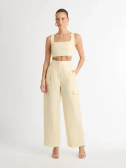 Woman SHEIKE Mila Linen Cargo Pant