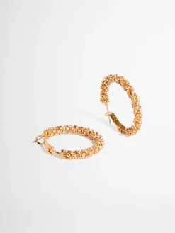 Woman SHEIKE Sparkle Hoop Earrings
