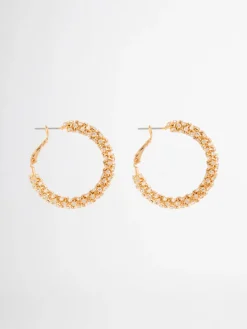 Woman SHEIKE Sparkle Hoop Earrings