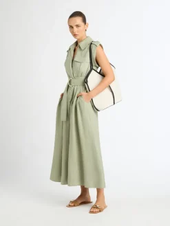 Woman SHEIKE Utility Linen Dress